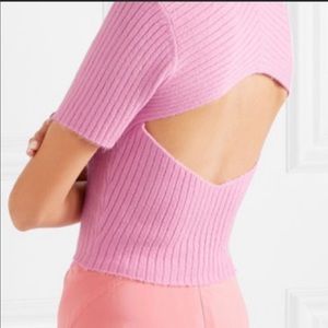 STAUD Pink Sweater